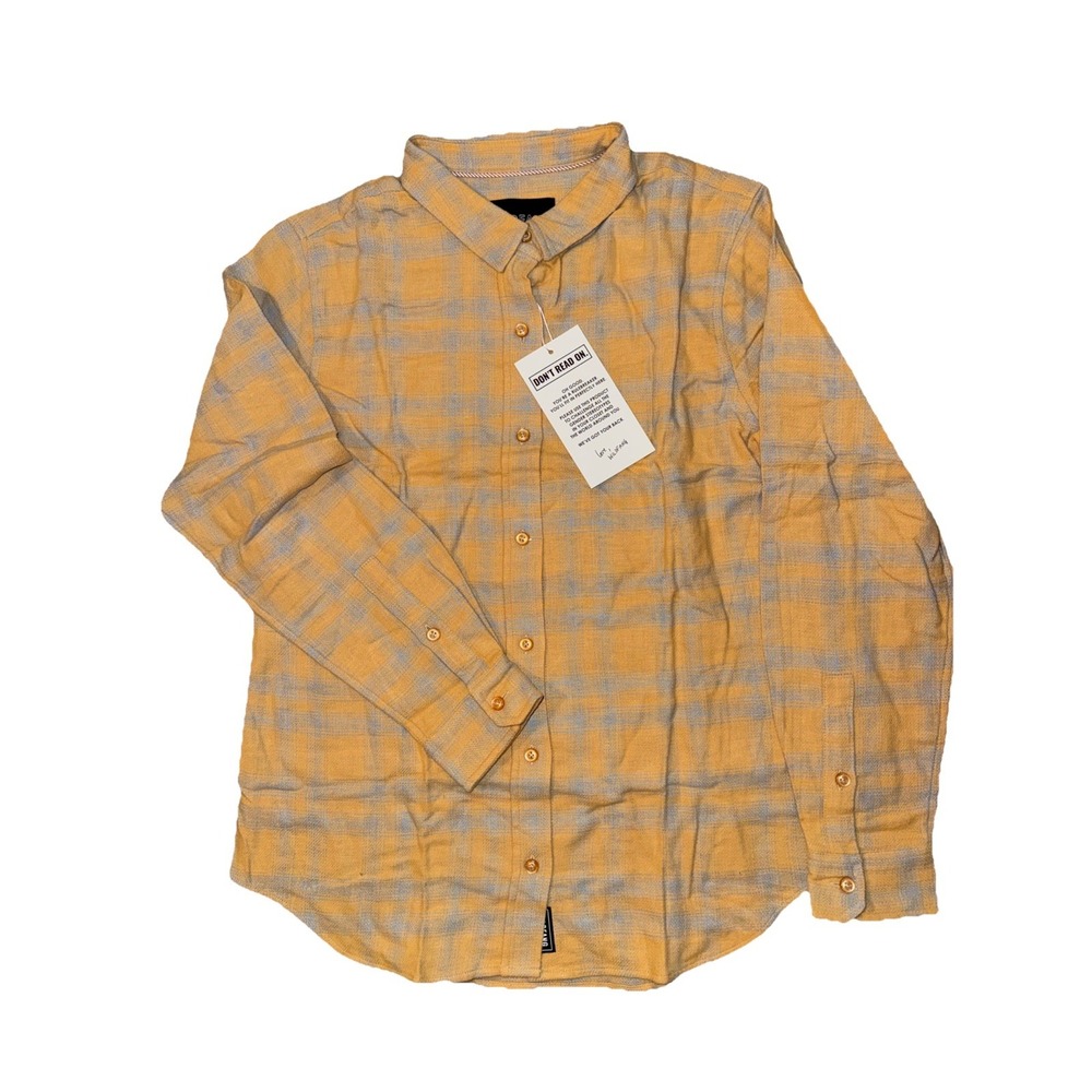 Wildfang The Essential Long Sleeve Flannel Plaid Scandi Grunge XS Cabincore